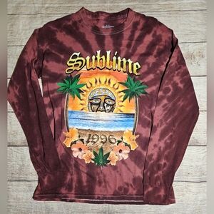 Sublime 1996 music Tie dye long sleeve Graphic tee shirt